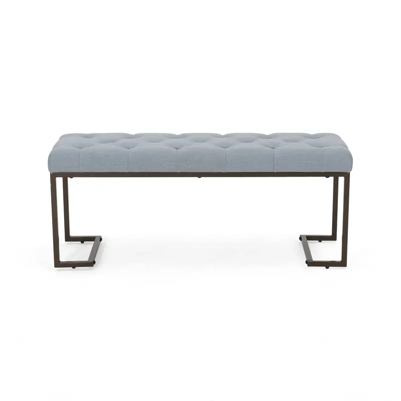 Gladys Contemporary Fabric Bench For Living Or Entryway 1