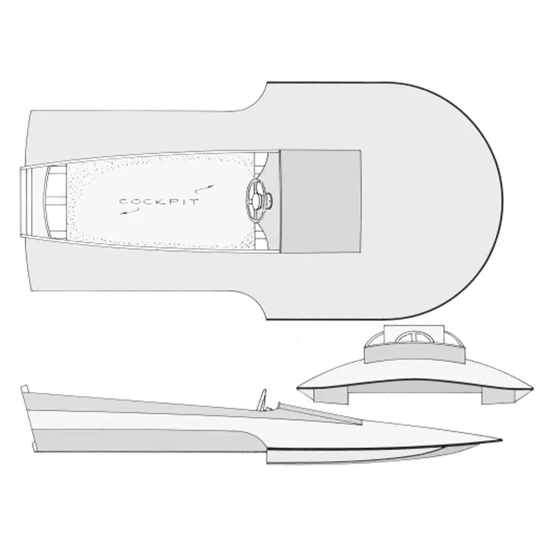 Glen-L Super Spartan Powerboat Plans And Pattern Set 1