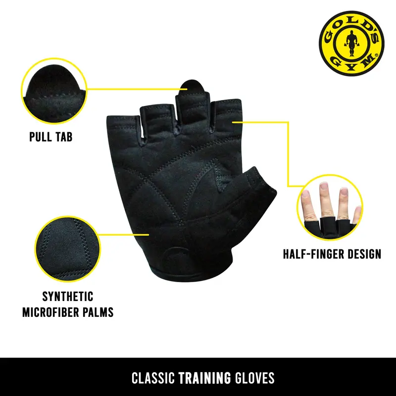 Gold'S Gym Classic Training Gloves – Lightweight Support For Small Hands 1
