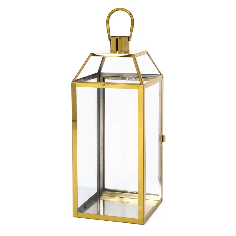 Hamel 18-Inch Stainless Steel Outdoor Lantern 1
