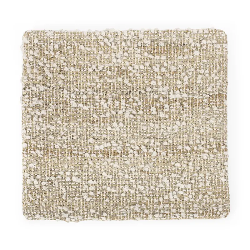 Handwoven Boho Pillow Cover With Natural Fiber Texture – Nh060213 1