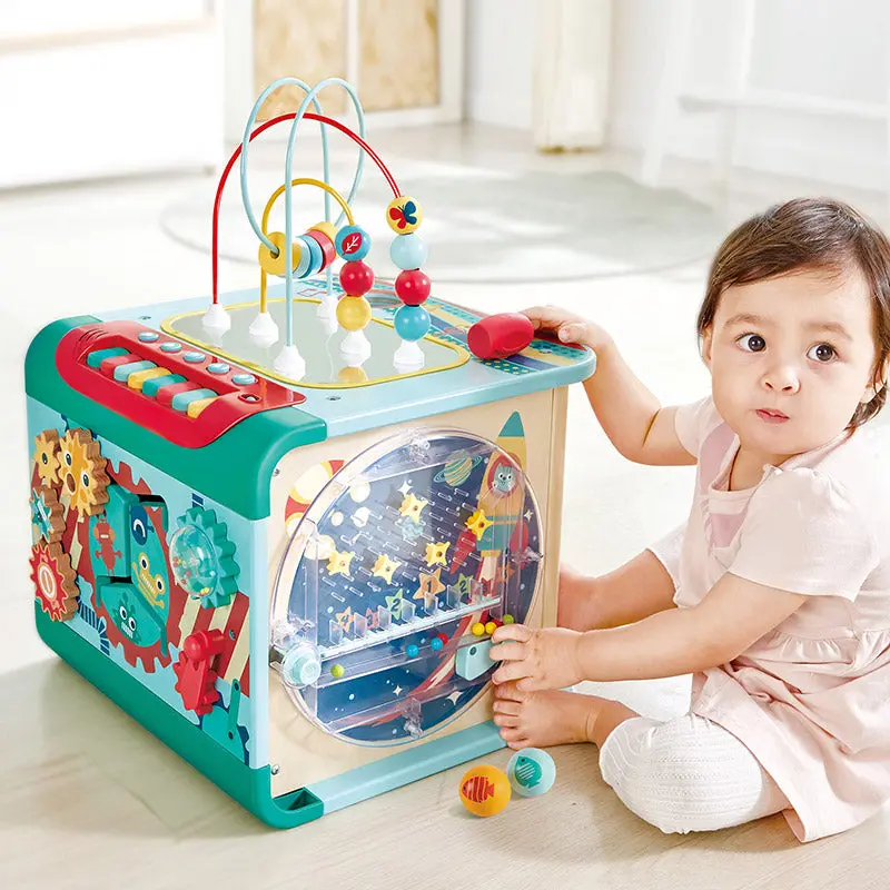 Hape Explore & Learn Magic Cube – Multi-Sensory Development Toy 1