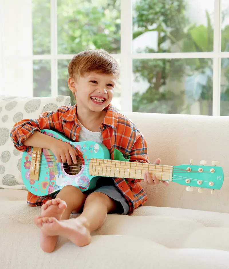 Hape Flower Power Toy Guitar 1