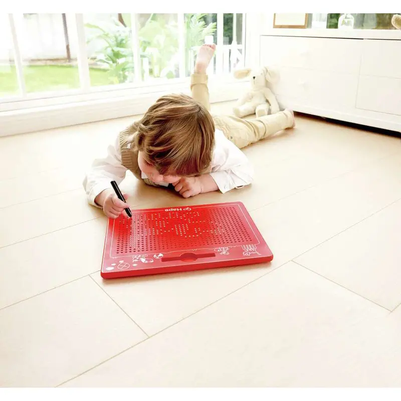 Hape Magnetic Drawing Board – Reusable Sketch Pad For Kids 1