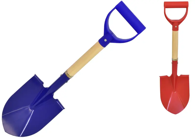 Heavy-Duty 56Cm Metal Beach Spade With Reinforced Blade 1