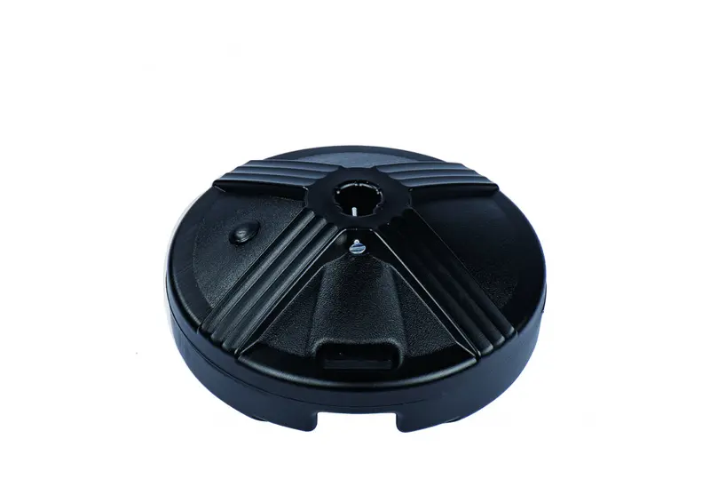 Heavy-Duty Round Concrete-Filled Resin Base For Playground Tables 1
