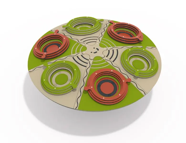Hurricane-Themed Rotating Play Structure For Active Play 1