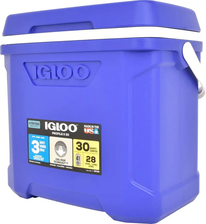 Igloo Profile Ii 30-Quart Portable Cooler – Blue 1