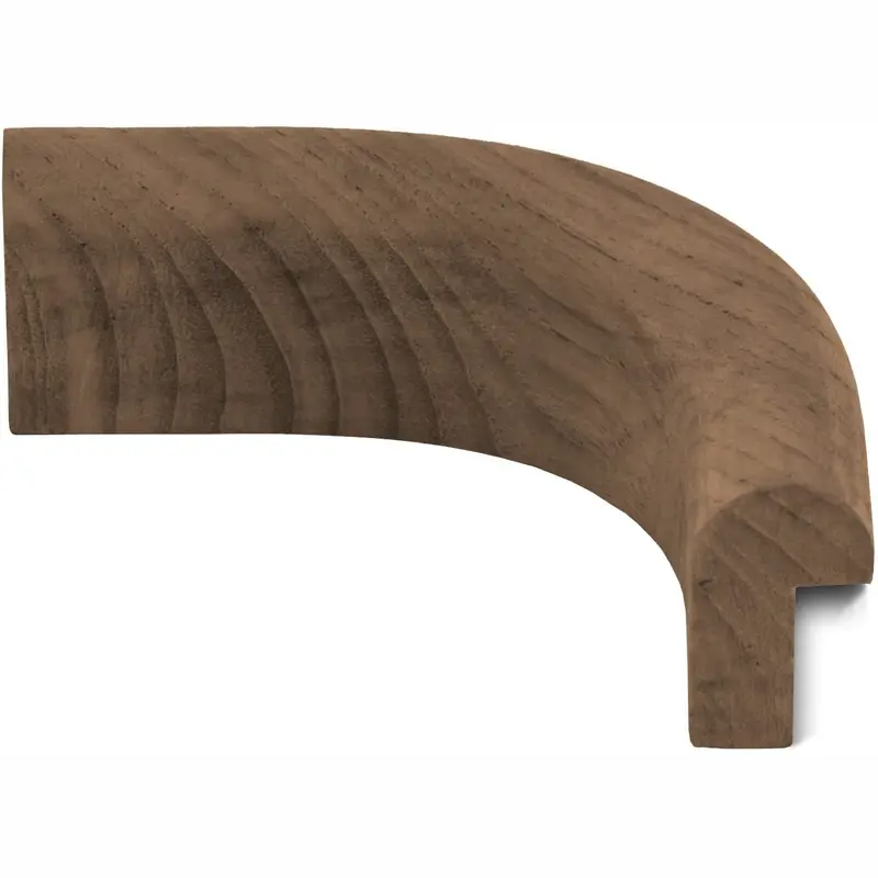Inside Corner Edge Molding – Teak Finish 1