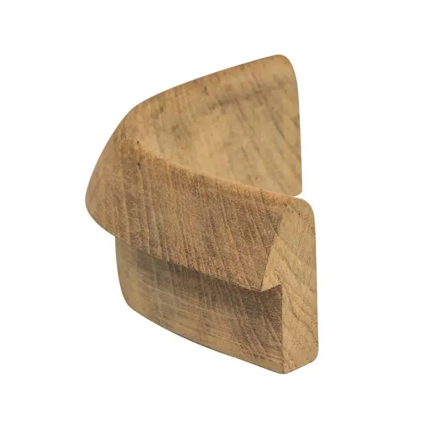 Interior Corner Rail Molding – 1-5/8" Teak Trim, 5 Feet 1