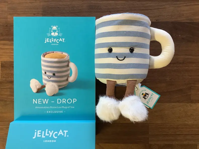 Jellycat Amuseables Rosie Lea – Cuddly Mug-Of-Tea Plush Toy 1