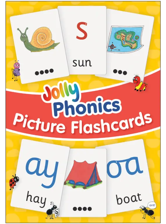 Jolly Phonics Picture Flashcards – Full Alphabet Learning Set 1