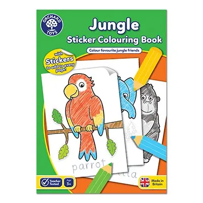 Jungle-Themed Sticker & Colouring Activity Book 1