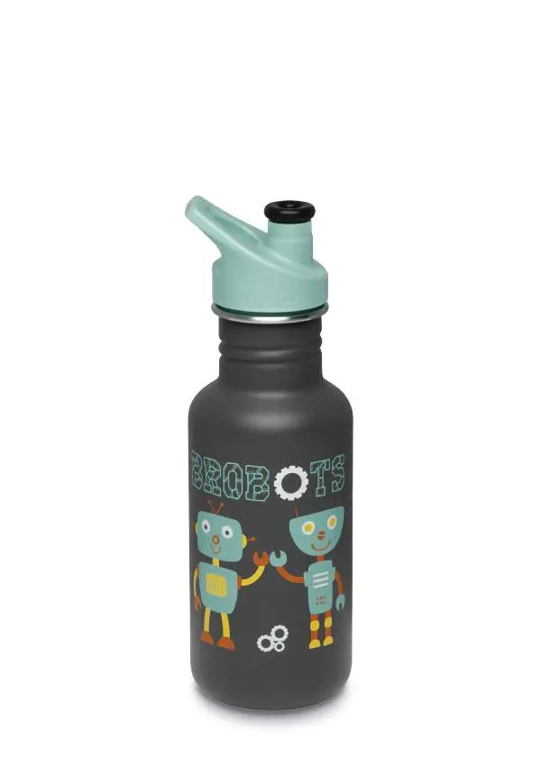 Klean Kanteen Kid Classic Sport Bottle – 532Ml, Brobots Graphic 1