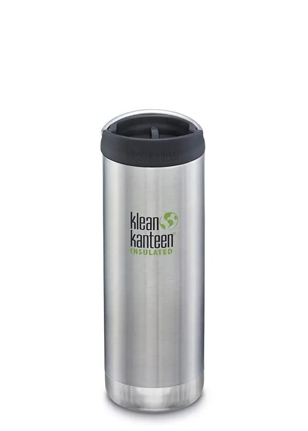 Klean Kanteen Tk Wide Insulated Bottle With Café Cap – 473Ml, Brushed Steel 1