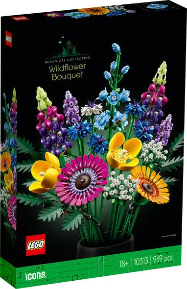 Lego Botanical Collection: Wildflower Bouquet Buildable Display 1