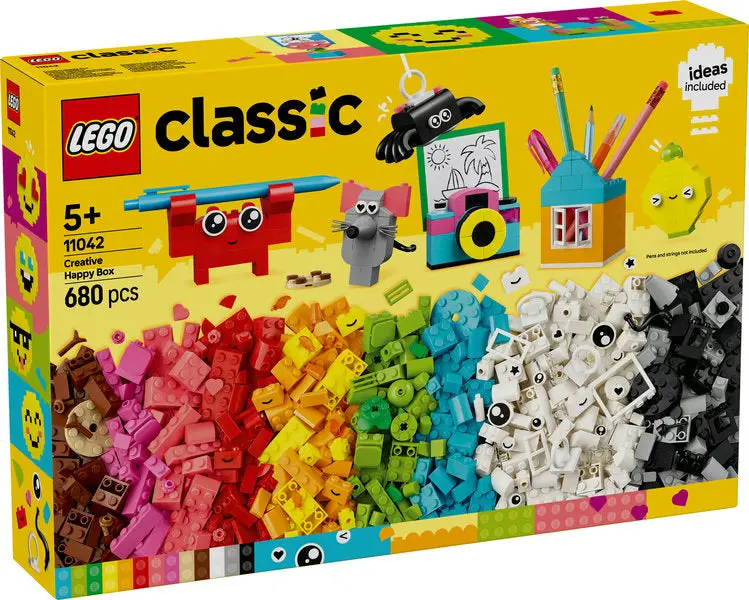 Lego Classic Creative Happy Box – Building Set For Beginners 1