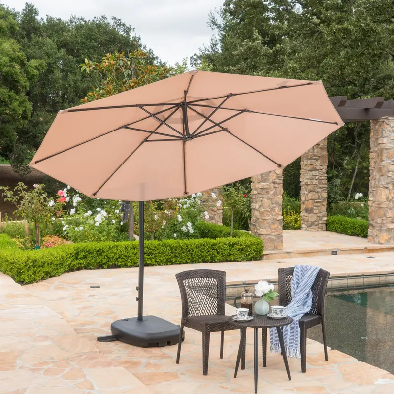 Lightweight Aluminum-Pole Canopy With Weatherproof Cover & Plastic Base - Nh654103 1