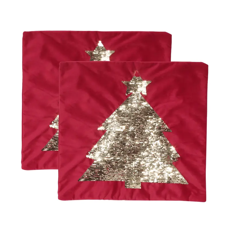 Luxury Velvet Pillow Cover – Removable Holiday Decor Accessory 1