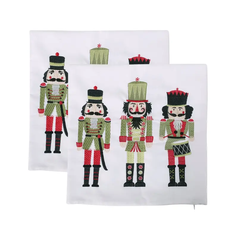 Machine-Washable Christmas Pillow Cover – Contemporary Fabric Finish 1