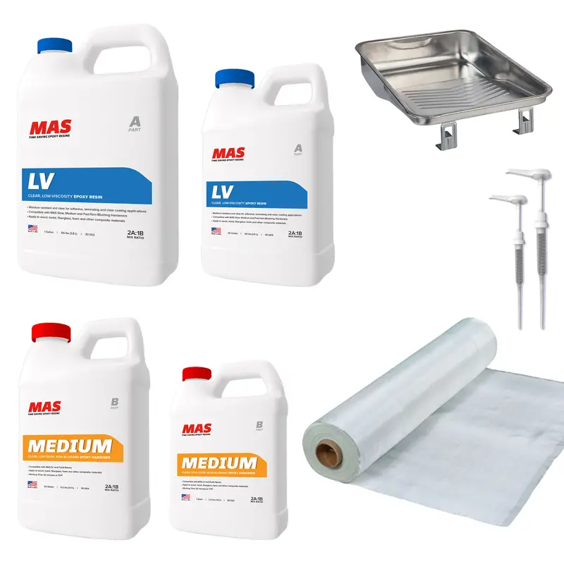 Mas Low-Voc Epoxy Coating Kit For Canoes & Kayaks 1