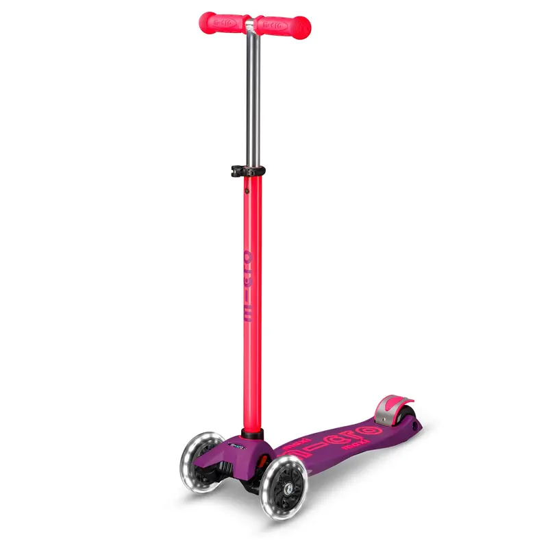Maxi Micro Led Deluxe Scooter – Neon Pink 1