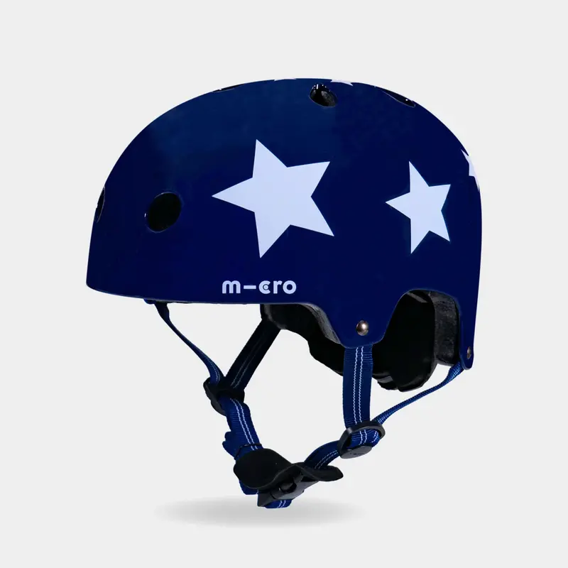 Micro Deluxe Helmet Featuring Navy Star Pattern 1