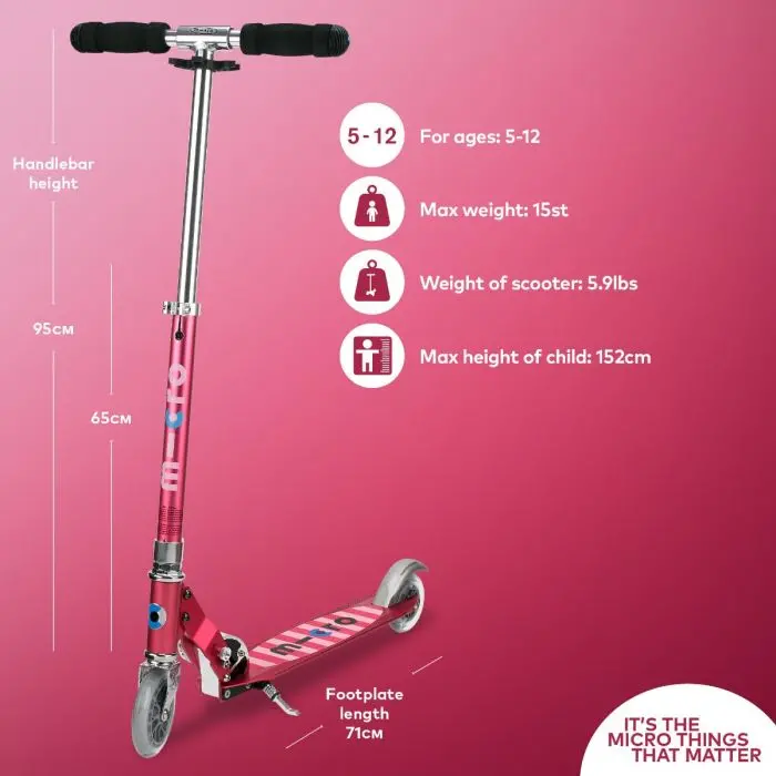Micro Sprite Scooter – Soft Pink Model 1