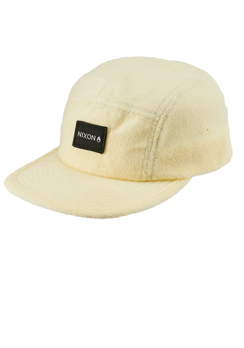Mikey Terrycloth Strapback – Soft Pastel Yellow 1
