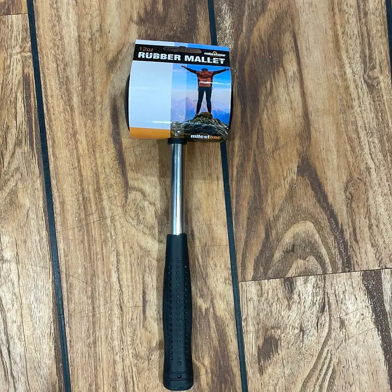 Milestone 12Oz Rubber Mallet For Camping & Diy 1