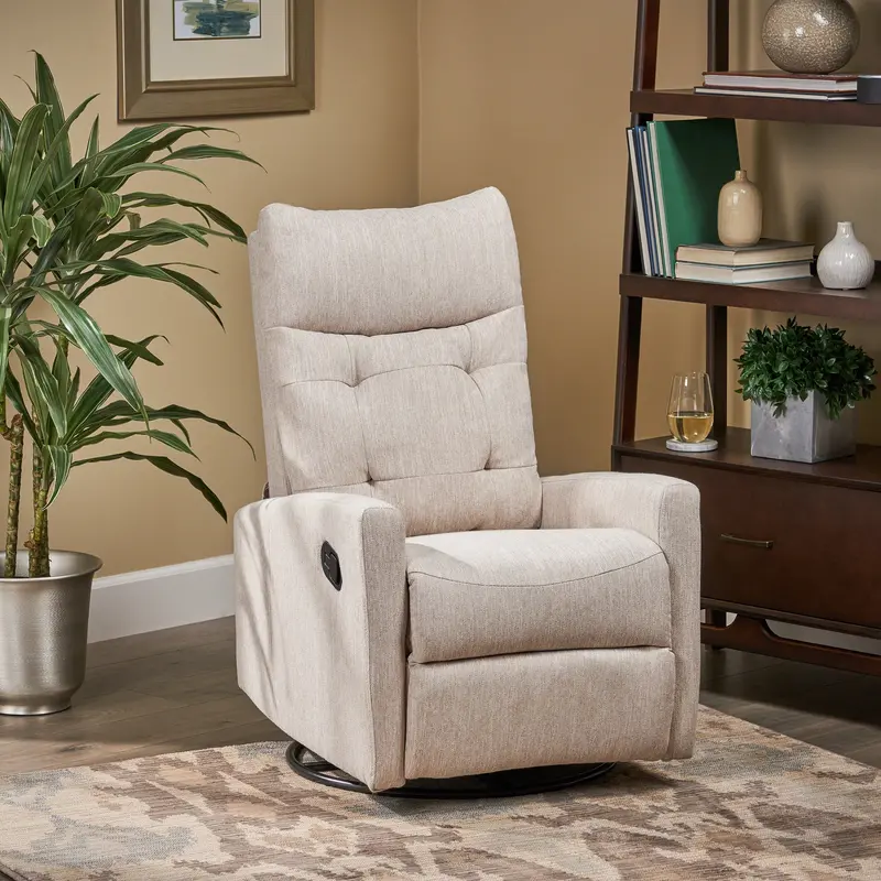 Modern Nursery Glider Swivel Push-Back Recliner - Nh589803 1