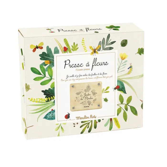 Moulin Roty Flower Press Kit – Botanical Activity Set For Kids 1