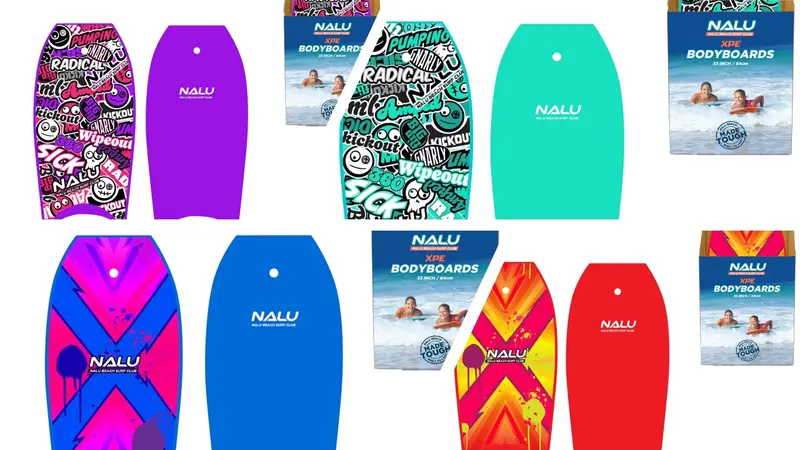 Nalu 33" Xpe Bodyboard – Compact Entry-Level Bodyboarding Board 1
