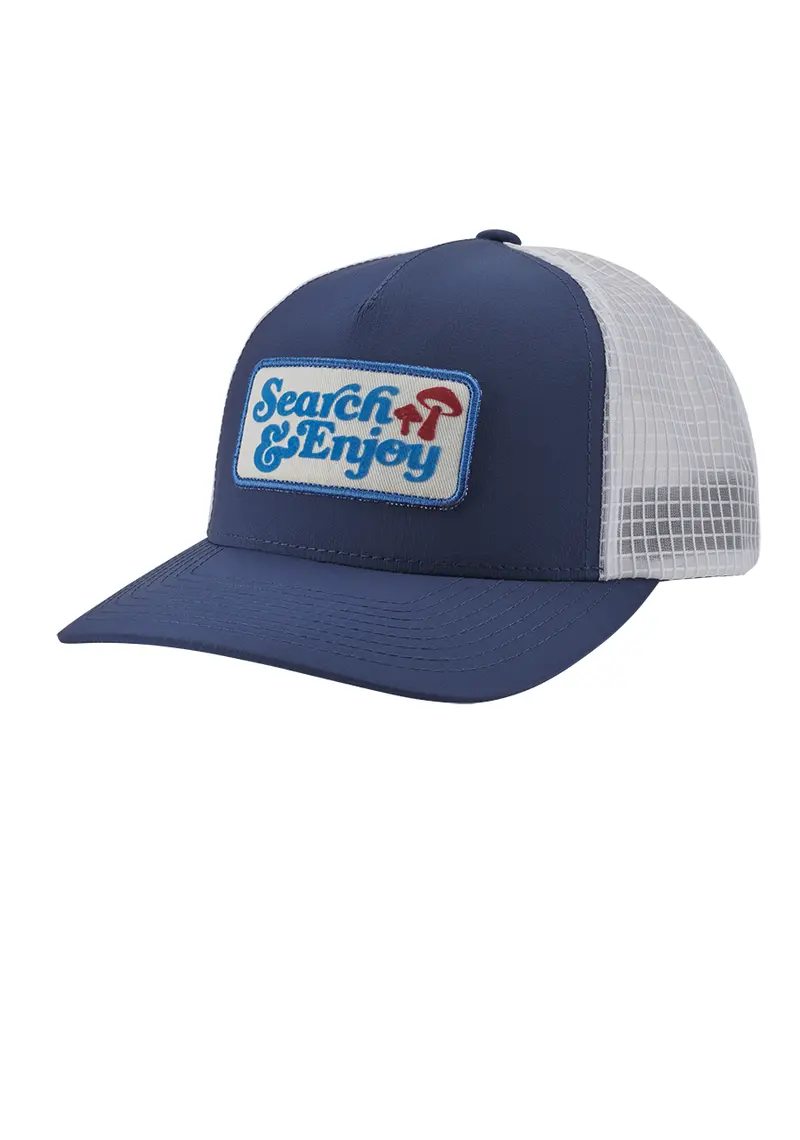 Navy And White Searchin Trucker Cap 1
