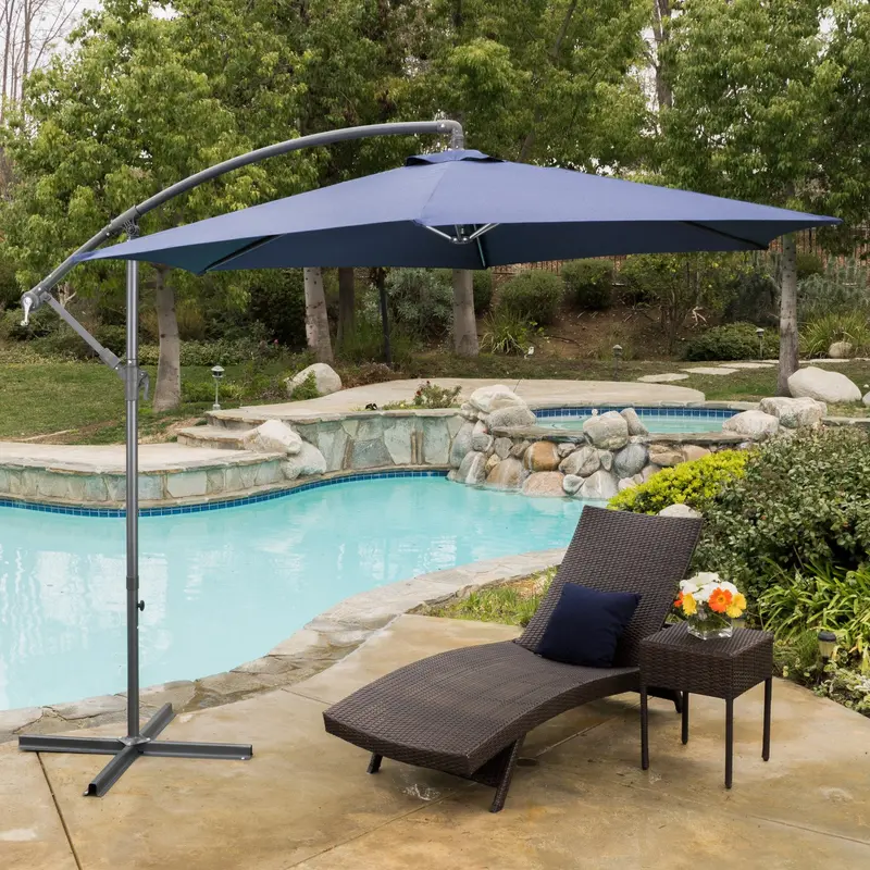 Navy Blue Banana Leaf Canopy – Premium Sunshade & Style (Nh524692) 1