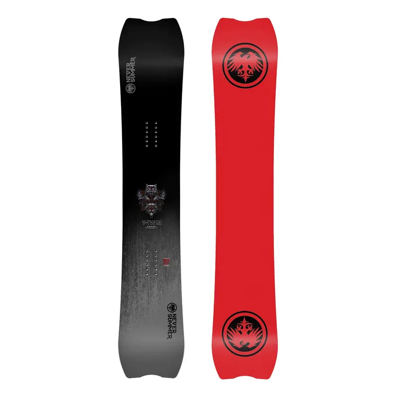 Never Summer V-Twin Snowboard – 2025/26 True Twin Freestyle Design 1