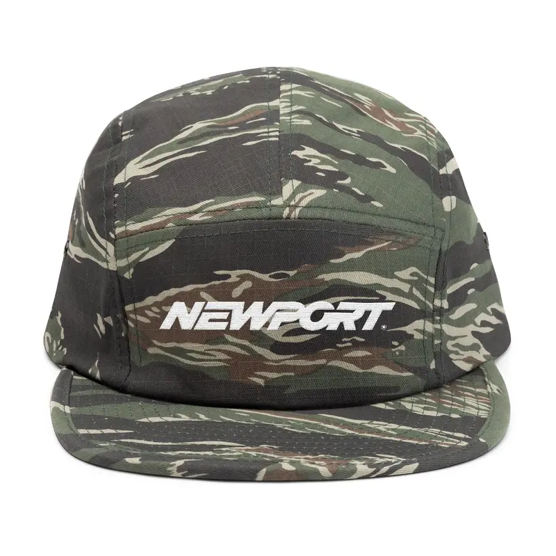 Newport Five-Panel Camo Baseball Cap 1