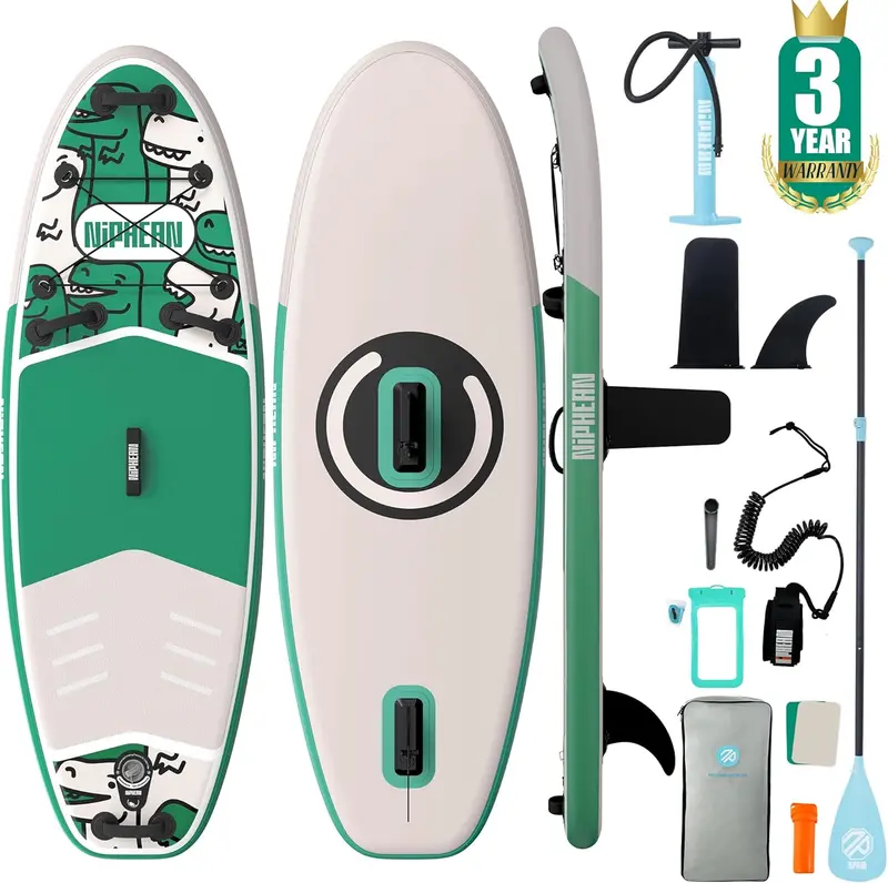Niphean Ultra-Light 10' Or 7'6" Inflatable Sup With Stabiltrac Fin & Full Accessory Kit 3