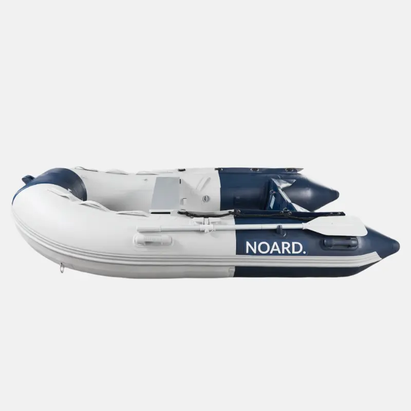 Noard 2.3 M Inflatable Rigid-Hull Dinghy With Aluminum Floor (Blue/Grey) 1