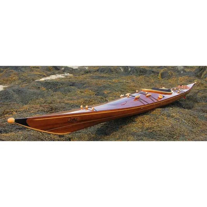 North Sea 17' Cedar Strip Kayak Kit – Seaworthy Coastal Paddling Design 1