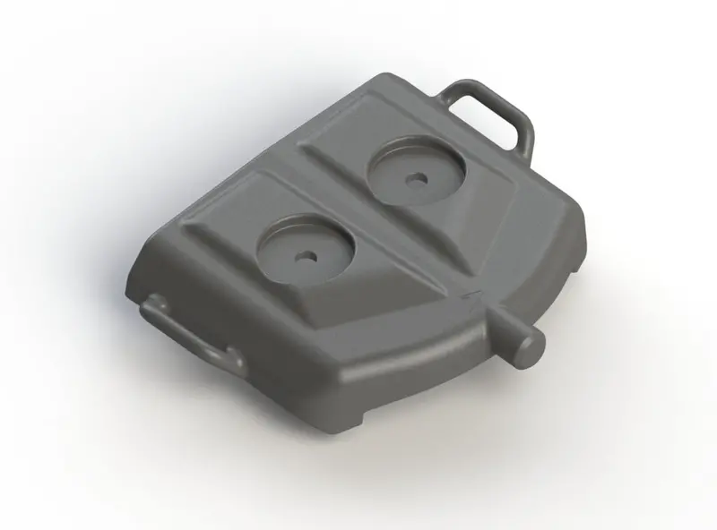 Ns130 Rear Track Mount End Cap 1