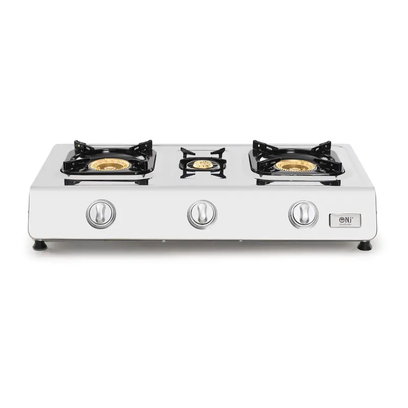 Nsd-3 Stainless Steel 3-Burner Indoor Gas Cooking Range 1