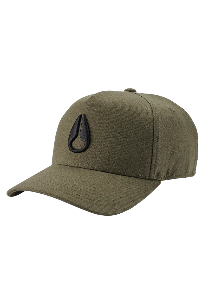 Olive And Black Deep Down Athletic Snapback Cap 1