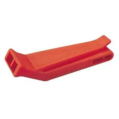 Orange Polypropylene Life Jacket Whistle With Lanyard 1