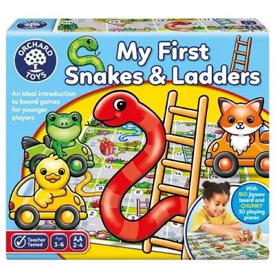 Orchard My First Snakes And Ladders – Beginner’S Roll-And-Move Game 1