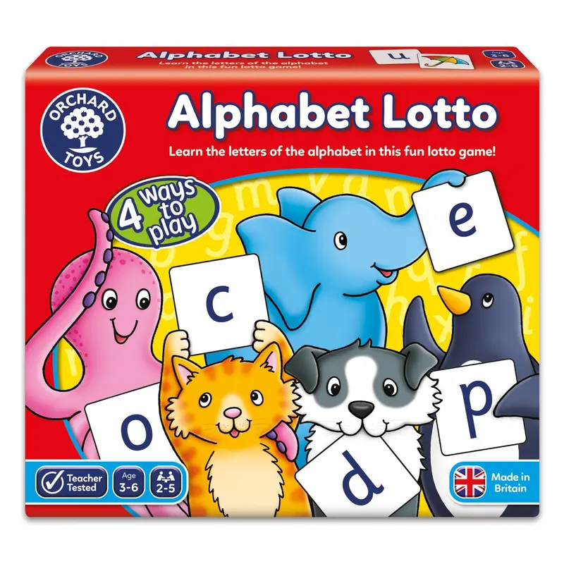 Orchard Toys Alphabet Lotto – Letter Recognition Game For Preschoolers 1