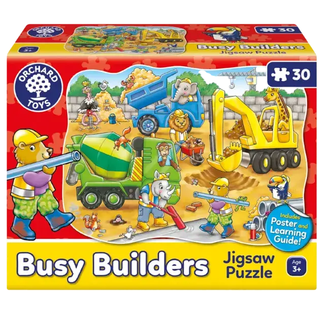 Orchard Toys Busy Builders Jigsaw Puzzle – Construction Theme 1