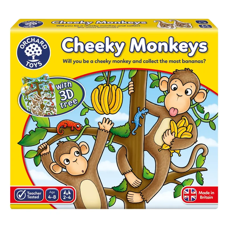 Orchard Toys Cheeky Monkeys – Animated Animal Matching Game 1