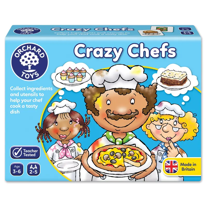 Orchard Toys Crazy Chefs – Fast-Paced Cooking Card Game 1