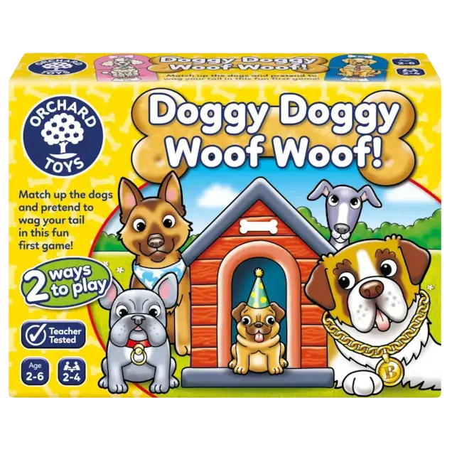 Orchard Toys Doggy Doggy Woof Woof! – Early Years Matching Game 1